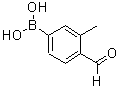 CAS 登录号：398151-59-2， 4-甲酰基-3-甲基苯硼酸
