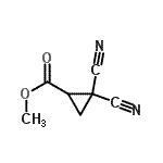 CAS 登录号：39822-30-5， 甲基2,2-二氰基环丙烷羧酸酯