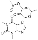 CAS 登录号：39848-20-9， [(2S,6S)-2-(1,3-二甲基-2,6-二氧代嘌呤-7-基)-6-甲基-3-氧代-6H-吡喃-4-基]乙酸酯