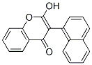 CAS 登录号：39923-41-6， 2-羟基-3-萘-1-基苯并吡喃-4-酮