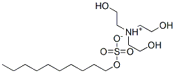 CAS 登录号:39943-70-9, 三(2-羟基乙基)铵异辛基硫酸盐