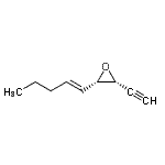 CAS 登录号：399512-78-8， (2R,3S)-2-乙炔基-3-[(1E)-1-戊烯-1-基]环氧乙烷