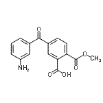 CAS#: 39973-15-4, 5-(3-Aminobenzoyl)-2-(Methoxycarbonyl)Benzoic Acid