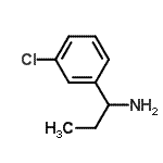CAS 登录号：40023-86-7， 1-(3-氯苯基)-1-丙胺