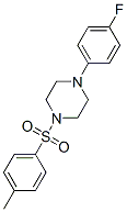 CAS 登录号：4004-97-1， 1-(4-氟苯基)-4-[(4-甲基苯基)磺酰基]-哌嗪