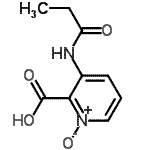 CAS 登录号：400723-02-6， 3-(丙酰基氨基)-2-吡啶羧酸1-氧化物