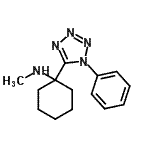CAS#: 400746-92-1, N-Methyl-1-(1-Phenyl-1H-Tetrazol-5-Yl)Cyclohexanamine