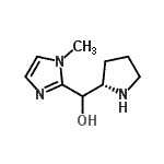 CAS 登录号：400836-66-0， (1-甲基-1H-咪唑-2-基)[(2S)-2-吡咯烷基]甲醇