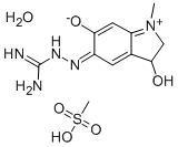 CAS 登录号：4009-68-1， 肾上腺色素单氨基胍甲磺酸盐