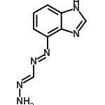 CAS 登录号：40135-03-3， 4-{(E)-[(E)-亚肼基甲基]偶氮}-1H-苯并咪唑