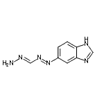 CAS#: 40135-04-4, 5-{(E)-[(E)-Hydrazonomethyl]Diazenyl}-1H-Benzimidazole