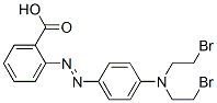 CAS 登录号：40136-80-9， 2-[[4-[二(2-溴乙基)氨基]苯基]偶氮]苯甲酸