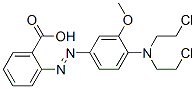 CAS#: 40136-93-4, 2-[[4-[Bis(2-Chloroethyl)Amino]-3-Methoxyphenyl]Azo]Benzoic Acid