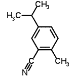 CAS#: 40180-46-9, 5-Isopropyl-2-Methyl-Benzonitrile