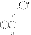 CAS#: 401801-98-7, 1-{2-[(4-Chloro-1-Naphthyl)Oxy]Ethyl}Piperazine