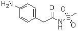 CAS 登录号：402508-82-1， 2-(4-氨基苯基)-N-(甲基磺酰基)乙酰胺