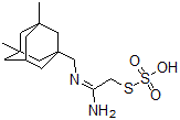 CAS#: 40283-76-9, Thiosulfuric Acid Hydrogen S-[2-[[(3,5-Dimethyltricyclo[3.3.1.1(3,7)]Decan-1-Yl)Methyl]Amino]-2-Iminoethyl] Ester