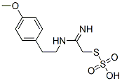CAS 登录号：40283-94-1， 硫代硫酸氢 S-[2-亚氨基-2-[[2-(4-甲氧基苯基)乙基]氨基]乙基]酯