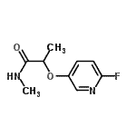 CAS#: 402943-77-5, 2-[(6-Fluoro-3-Pyridinyl)Oxy]-N-Methylpropanamide