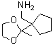 CAS 登录号：403615-69-0， 1-[1-(2-甲基-1,3-二氧戊环-2-基)环戊基]甲胺