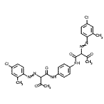 CAS#: 40366-31-2, N,N'-1,4-Phenylenebis{2-[(4-Chloro-2-Methylphenyl)Diazenyl]-3-Oxobutanamide}