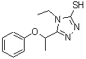 CAS#: 403990-82-9, 4-Ethyl-5-(1-Phenoxyethyl)-4H-1,2,4-Triazole-3-Thiol