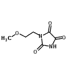 CAS 登录号：40411-22-1， 1-(2-甲氧基乙基)-2,4,5-咪唑烷三酮