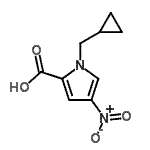 CAS 登录号：404336-13-6， 1-(环丙基甲基)-4-硝基-1H-吡咯-2-羧酸