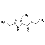 CAS 登录号：40480-99-7， 乙基5-乙基-3-甲基-1H-吡咯-2-羧酸酯