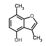 CAS#: 40485-91-4, 3,7-Dimethyl-1-Benzofuran-4-Ol