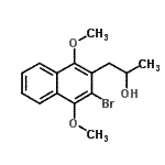 CAS 登录号：404908-62-9， 1-(3-溴-1,4-二甲氧基-2-萘基)-2-丙醇