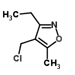 CAS 登录号：40500-39-8， 4-(氯甲基)-3-乙基-5-甲基-1,2-恶唑