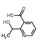 CAS 登录号：405111-47-9， 2-(1-羟基乙基)烟酸