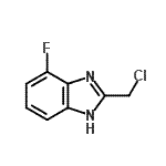 CAS 登录号：405173-94-6， 2-(氯甲基)-4-氟-1H-苯并咪唑