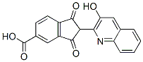 CAS 登录号：40538-23-6， 2-(3-羟基-2-喹啉基)-1,3-二氧代-5-茚满羧酸