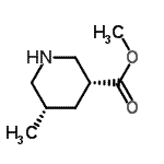 CAS#: 405513-11-3, Methyl (3R,5S)-5-Methyl-3-Piperidinecarboxylate