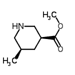 CAS#: 405513-12-4, Methyl (3S,5R)-5-Methyl-3-Piperidinecarboxylate