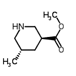 CAS#: 405513-13-5, Methyl (3S,5S)-5-Methyl-3-Piperidinecarboxylate