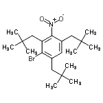 CAS#: 40572-23-4, 2-Bromo-1,3,5-Tris(2,2-Dimethylpropyl)-4-Nitrobenzene