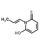 CAS#: 40585-04-4, 6-Hydroxy-1-[(1E)-1-Propen-1-Yl]-2(1H)-Pyridinethione