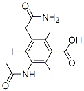 CAS 登录号:40590-65-6, 3-(乙酰氨基)-5-(2-氨基-2-氧代乙基)-2,4,6-三碘苯甲酸