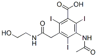 CAS#: 40590-66-7, 3-(Acetylamino)-5-[2-[(2-Hydroxyethyl)Amino]-2-Oxoethyl]-2,4,6-Triiodobenzoic Acid