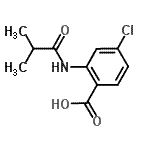 CAS 登录号：405904-57-6， 4-氯-2-(异丁酰基氨基)苯甲酸