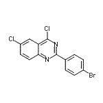CAS#: 405933-98-4, 2-(4-Bromophenyl)-4,6-Dichloro-Quinazoline