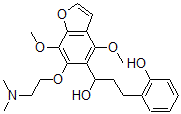 CAS#: 40680-96-4, 4,7-Dimethoxy-6-[2-(Dimethylamino)Ethoxy]-alpha-[2-(2-Hydroxyphenyl)Ethyl]-5-Benzofuranmethanol