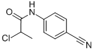 CAS 登录号：40781-36-0， 2-氯-N-(4-氰基苯基)丙酰胺