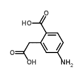 CAS 登录号：408335-76-2， 4-氨基-2-(羧甲基)苯甲酸