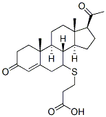CAS 登录号：40845-01-0， 7-(羧基乙基硫代)黄体酮