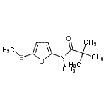 CAS 登录号：408500-84-5， N,2,2-三甲基-N-[5-(甲硫基)-2-呋喃基]丙酰胺