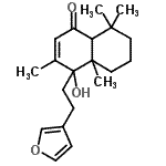 CAS#: 40883-07-6, 4-[2-(3-Furyl)Ethyl]-4-Hydroxy-3,4A,8,8-Tetramethyl-4A,5,6,7,8,8A-Hexahydro-1(4H)-Naphthalenone